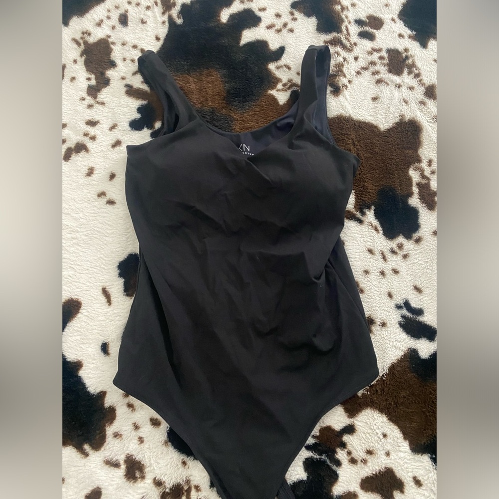 Black body suit tank top brami